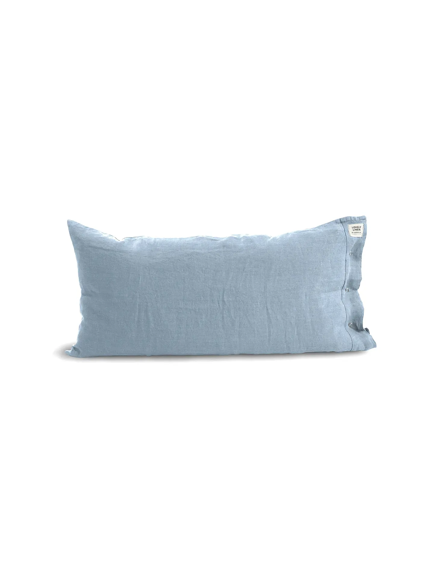LOVELY LINEN | Leinen Kissenbezug Misty 40x80cm Meadow | blau